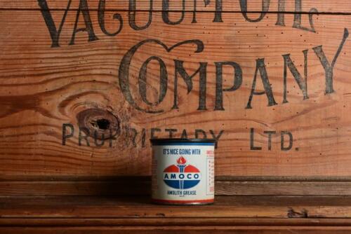 AMOCO: A circa 1950s "Amoco Amolith Grease" sample tin