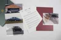 LAGONDA VIGNALE: An Aston Martin Lagonda Vignale Press Information kit. - 4