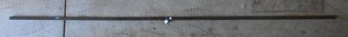 SHELL TANK&nbsp;MEASURE: A rare brass long brass measuring stick to measure the depth of petrol in ground tanks, branded Shell 301cm long