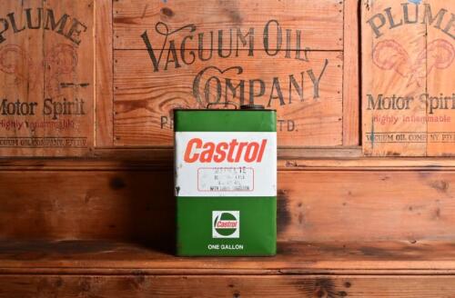 CASTROL: A cica 1970s/1980s one gallon Castrol tin