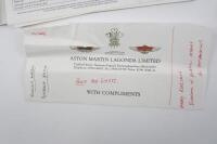 ASTON MARTIN: Five Aston Martin accessory sales brochures. - 3