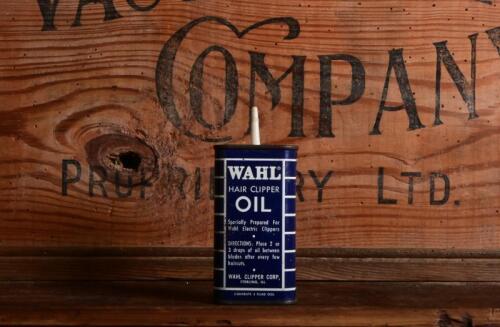 WAHL: An Original American "Wahl Hair Clipper Oil" three fluid ounce tin
