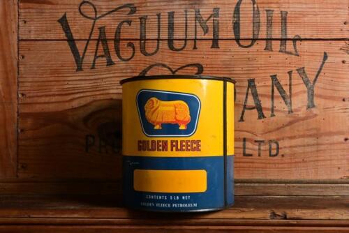 GOLDEN FLEECE: A "Golden Fleece Molylith A10" five pound tin, marked to front "Golden Fleece Petroleum", with contents