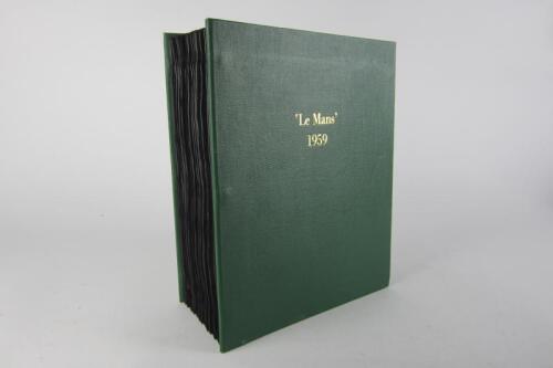 1959 LE MANS: An interesting and extensive photographical archive featuring competition cars from 1959 Le Mans.