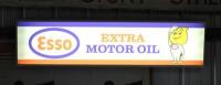 ESSO: A reproduction "Esso Extra Motor Oil" illuminated sign, 30 x 120cm overall