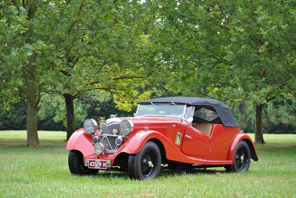 1935 RILEY LYNX SPECIAL - Fully restored 4-cylinder 1500cc 4-Seater ...