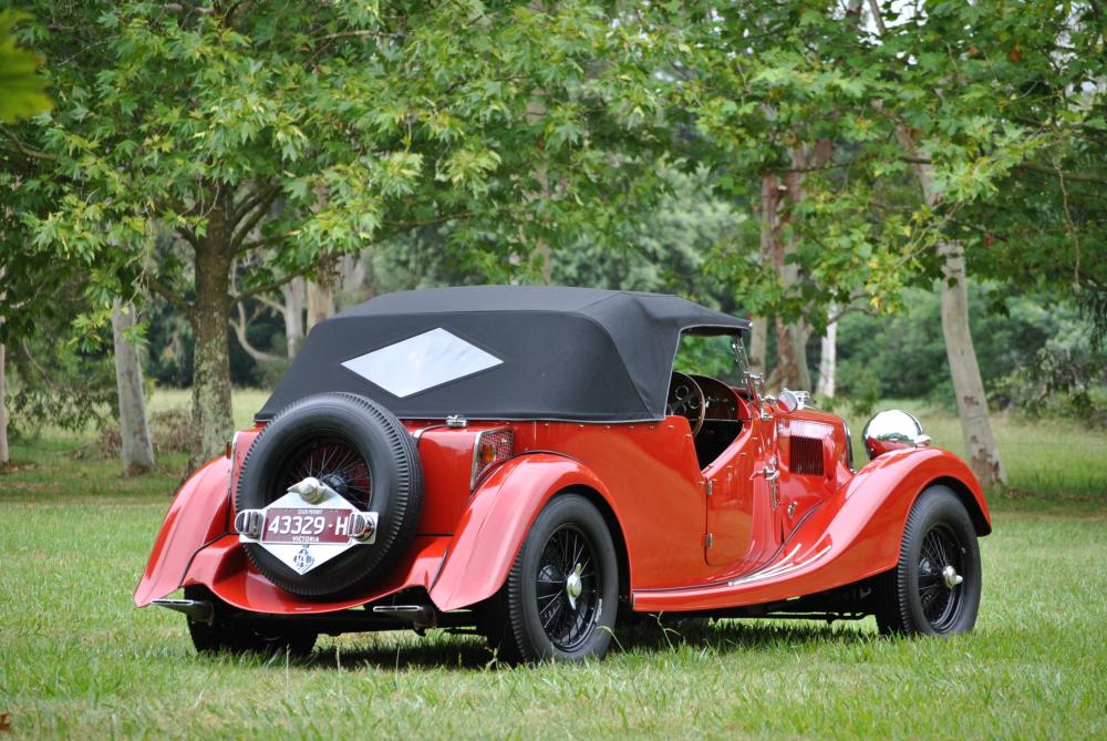 1935 RILEY LYNX SPECIAL - Fully restored 4-cylinder 1500cc 4-Seater ...