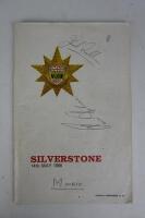 SILVERSTONE: An original race programme from the 18th International Trophy Race from 14th May, 1966 (Signed by Brabham and Hulme)