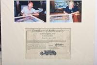 MILLE MIGLIA: A Nicholas Watts print - "MILLE MIGLIA 1955". Stirling Moss, Denis Jenkinson signatures - 2
