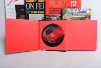 FERRARI: A collection of six publications related to Ferrari. 'FLAT-12 FERRARI' hardcover book by Alan Henry - 3