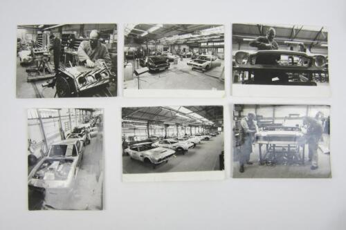 FACTORY: A series of interesting original black and white photographs from the Aston Martin factory.