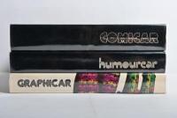CAR CARTOONS/ADVERTISEMENTS: Three massive compendiums - 'COMICAR', 'GRAPHICAR', humourcar'. As published by FIAT. Circa mid-1970's - 5