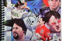 CART: '2001 Media Guide' from CART FedEx Championship Series. Guide signed by various drivers and associated personnel including Michael Andretti, Carl Haas, Dario Franchitti, Gil de Ferran, Max Papis, Jimmy Vasser - 2
