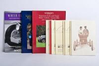 MOTORING CATALOGUES: A group of auction house and dealer catalogues. Sotheby's & JOHN KNOWLES catalogues