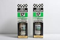 JOHNSON: Two bottles of South Australian Peter Liebich Cellars sealed port. Limited Release (No.2) bottles of 'DICK JOHNSON AUSTRALIAN TOURING CAR CHAMPION 1981, 1982, 1984, BATHURST WINNER 1981'