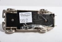 JAGUAR: Two Jaguar related items. Pewter Jaguar XK150 with Landmark clock to roof & Maisto Jaguar XJ220 in dark blue - 3