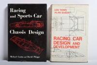 RACING CAR DESIGN: Two hardcover books detailing racing car design. 'Racing and Sports Car Chassis Design' by Michael Costin and David Phipps
