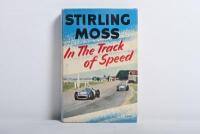 MOSS: 'In The Track of Speed' hardcover book. Authored by Stirling Moss