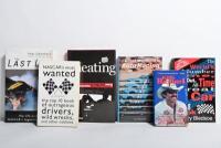 STOCK CARS: Six books detailing stock cars. 'The LAST LAP' softcover book by Peter Golenbock