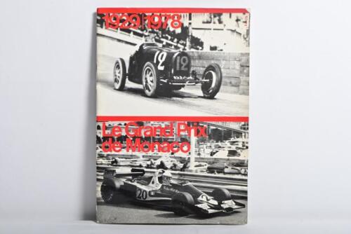 MONACO: 'Le Grand Prix de Monaco (1929-1978)' softcover book. Roy Salvadori signature