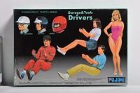 MODEL CREW SETS: A group of model scale crew and diorama sets. Michael Schumacher figurine by Paul's Model Art - 3