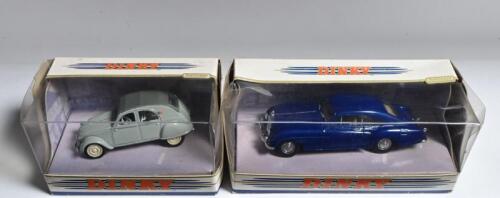 DINKY (MATCHBOX): Two Dinky (Matchbox) cars. 1955 BENTLEY 'R' CONTINENTAL (DY-13B) & 1957 CITROEN 2CV (DY-32)