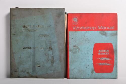 AUSTIN HEALEY: Two Austin Healey Workshop Manuals. 'AUSTIN-HEALEY 100 (SERIES BN4 AND BN6) and 3000 MK I AND II (SERIES BN7 AND BT7) AND MK II SPORTS CONVERTIBLE (SERIES BJ7) WORKSHOP MANUAL' (Issue 4) & 1968 'AUSTIN-HEALEY 100 (SERIES BN4 AND BN6) and 30
