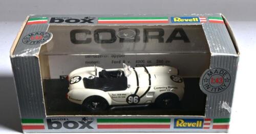 COBRA: A 1:43 scale model BOX AC SHELBY COBRA, LAGUNA SECA 64 (8421)