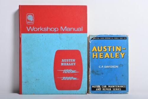 AUSTIN HEALEY: Two Austin Healey repair manuals. 1968 BMC SERVICE 'AUSTIN HEALEY 100 (SERIES BN4 AND BN6) and 3000 MK I AND II (SERIES BN7 AND BT7) AND MK II AND MK III SPORTS CONVERTIBLE (SERIES BJ7 AND BJ8 WORKSHOP MANUAL' (Issue 7)