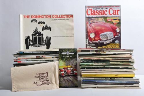 MAGAZINES: A large quantity of automotive magazines, titles include 'CLASSIC AND SPORTS CAR', 'MOTOR SPORT', 'THOROUGHBRED & Classic cars', 'RACING CAR NEWS'