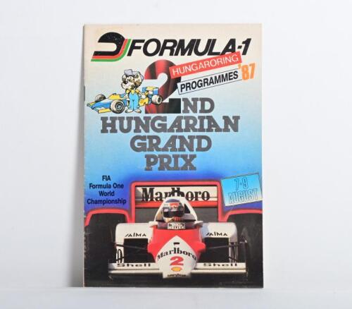 HUNGARIAN: An original 1987 '2ND HUNGARIAN GRAND PRIX', 7 - 9 August, Official Programme