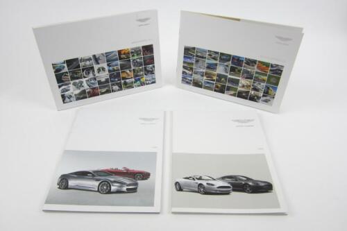 ASTON MARTIN: A group of sales brochures for Aston Martin cars and events.