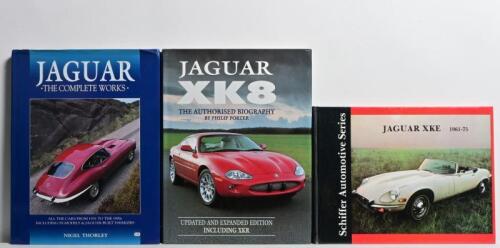 JAGUAR: Three hardcover books related to Jaguar. 'JAGUAR THE COMPLETE WORKS' by Nigel Thorley