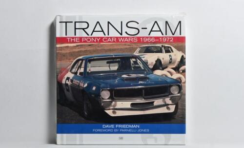 TRANS-AM: A sealed copy of 'TRANS-AM - THE PONY CAR WARS 1966-1972' hardcover book by Dave Friedman