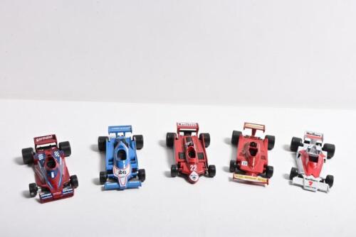 F1: Five 1:43 scale YAXON RACING TEAM F1 models. Brabham Alfa Romeo BT.46, Ligier, McLaren M26 models
