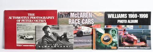 MOTOR RACING PHOTOGRAPHY: A group of softcover books featuring motor racing photography. 'McLAREN RACE CARS 1965-1996 PHOTO ALBUM', edited by Norman Hayes & 'WILLIAMS 1969-1998 PHOTO ALBUM - 30 YEARS OF GRAND PRIX RACING' by Peter Nygaard