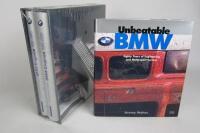 BMW: Three hardcover BMW books.
