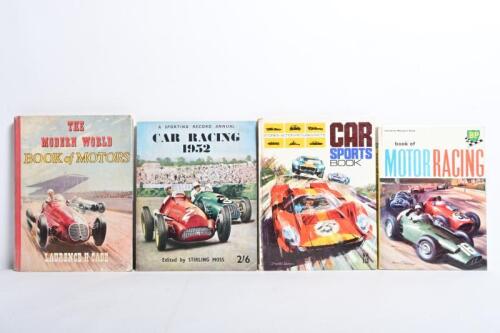 MOTOR RACING: A group of publications related to vintage motor racing. 'A SPORTING RECORD ANNUAL CAR RACING 1952' softcover book, edited by Stirling Moss