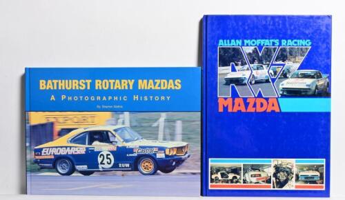 BATHURST MAZDAS: Two hardcover books detailing racing Mazda Rotarys. 'BATHURST ROTARY MAZDAS - A PHOTOGRAPHIC HISTORY' hardcover book by Stephen Stathis. Limited Edition 207/600