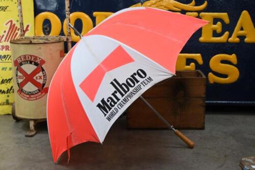 MARLBORO: An original large 'Marlboro WORLD CHAMPIONSHIP TEAM' umbrella