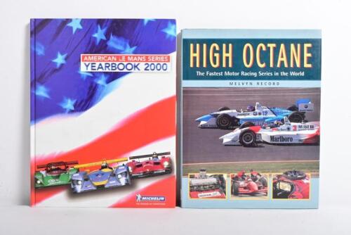 AMERICAN RACING: Two hardcover books related to American racing. 'AMERICAN LE MANS SERIES YEARBOOK 2000' hardcover edited by James Baker