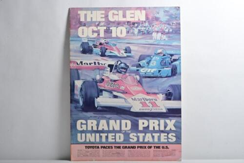 THE GLEN: A circa 1970's promotional poster - 'THE GLEN OCT 10, GRAND PRIX OF THE UNITED STATES'