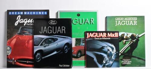 JAGUAR: A collection of Jaguar related books. 'Jaguar MkII' softcover book by Duncan Wherrett