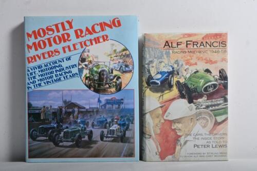 RACING: Two hardcover books detailing various aspects of motor racing. 'ALF FRANCIS - RACING MECHANIC 1948-58' hardcover book by Peter Lewis