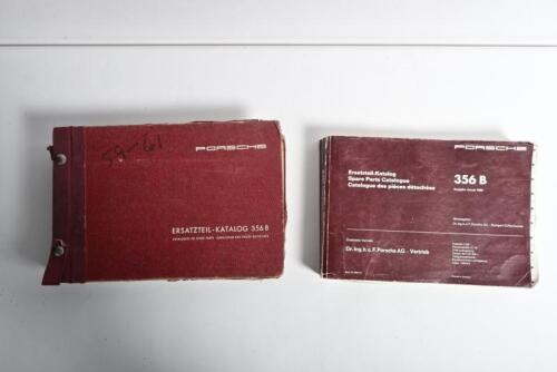 PORSCHE: Two PORSCHE 356 B Spare Parts Catalogue from January 1960