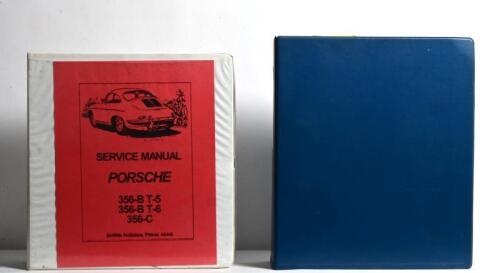 PORSCHE: Two facsimile Porsche manuals. 'SERVICE MANUAL PORSCHE 356-B T-5, 356-B T-6, 356-C' & 'PORSCHE CARRERA 2, WORKSHOP AND SPARE PARTS MANUAL' for Engine Motor 2000 GS and 2000 GT