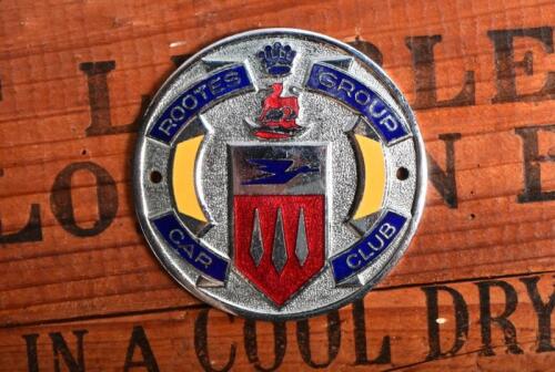 ROOTES: A 'ROOTES GROUP CAR CLUB' badge