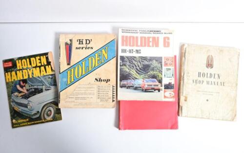 HOLDEN: A group of Holden manuals and maintenance guide. "HD" & 48-215 Manuals