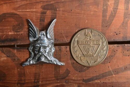 ROVER: Two Rover items. 'ROVER CAR CLUB OF AUSTRALIA' badge & Rover (Viking) car badge/emblem