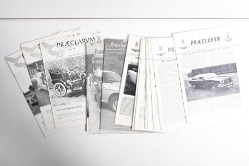 ROLLS-ROYCE: A collection of 'PRAECLARVM' - the Federal Journal of the Rolls-Royce Owner's Club of Australia. Issues range in years from 1975 to 1984